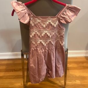 BNWT Just Couture Girls Romper Size 6